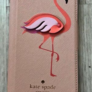 Kate spade flamingo iPhone X folio case